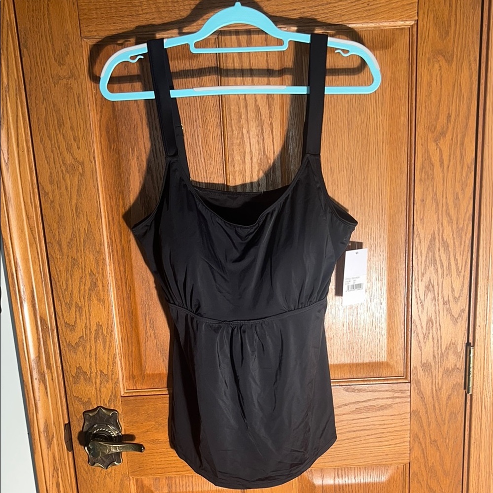 Black Women's Swim Top